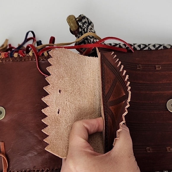 Free People Foreverly Fringe Boho Leather Crossbody Bag - Picture 15 of 15